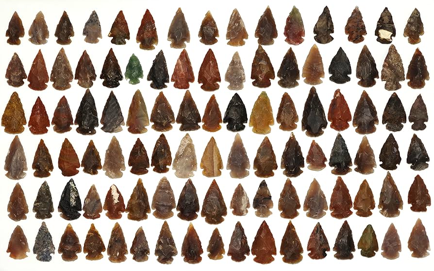 Amazon | [N2 stone Natural] 玉髄の矢尻 (石器/chalcedony